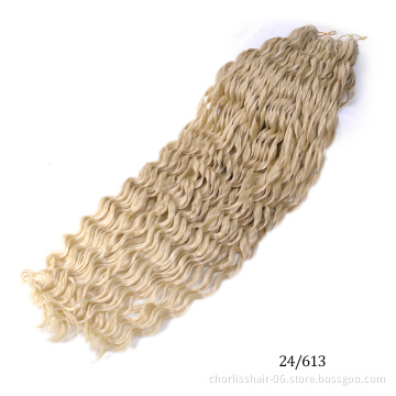 Wholesale Hot Selling Good Quality Chorliss Afro Goddess Loose Wave Braiding Hair Crochet Dreadlocks Synthetic Braiding Hair